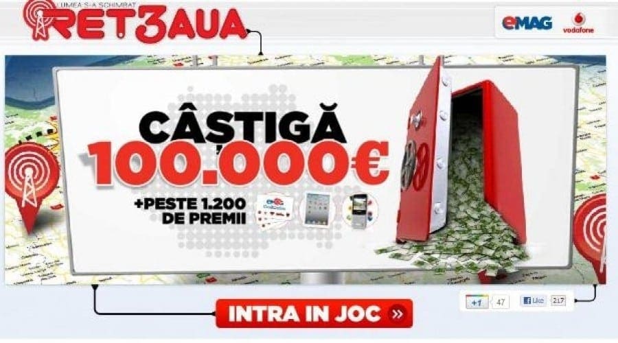 eMag şi Vodafone pun la bătaie 100.000 de euro