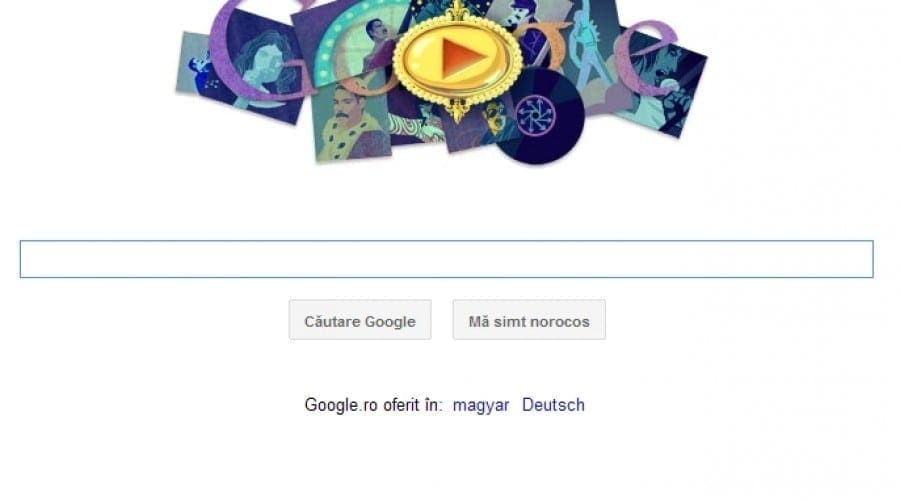 Google sărbătoreşte naşterea lui Freddie Mercury, legendarul solist al trupei Queen