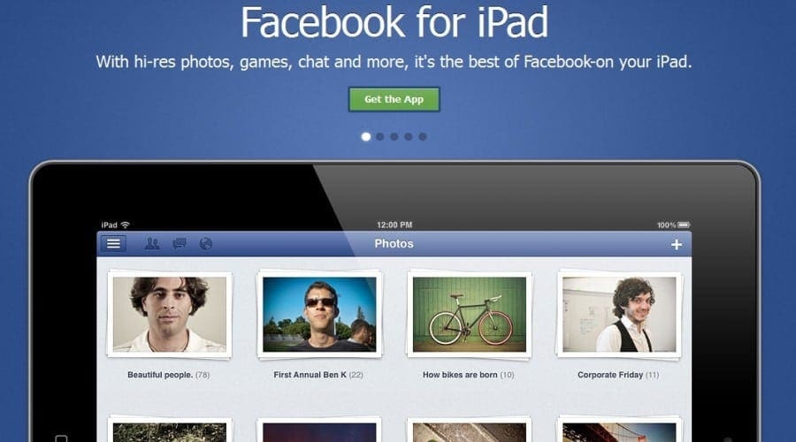 S-a lansat aplicaţia oficială Facebook pentru iPad