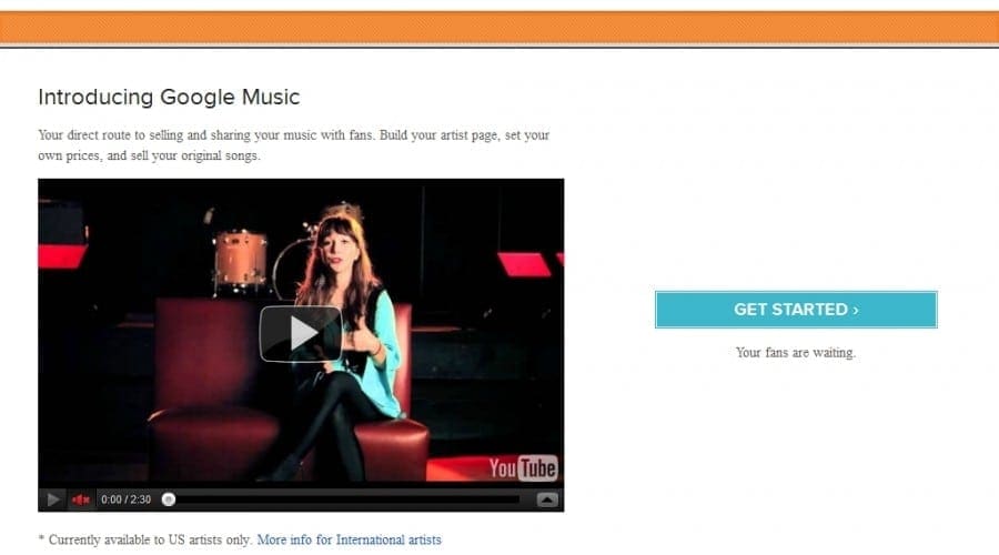 Google Music Artist Hub, o rampă de lansare pentru tinerii muzicieni