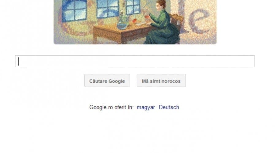 Google o celebrează pe Marie Curie, mama radioactivităţii