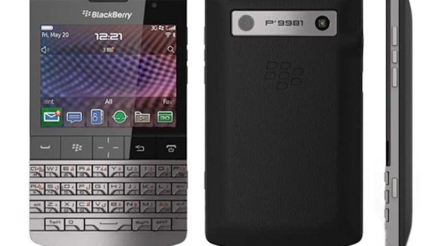 BlackBerry in parteneriat cu Porsche: Porsche Design BlackBerry P’9981