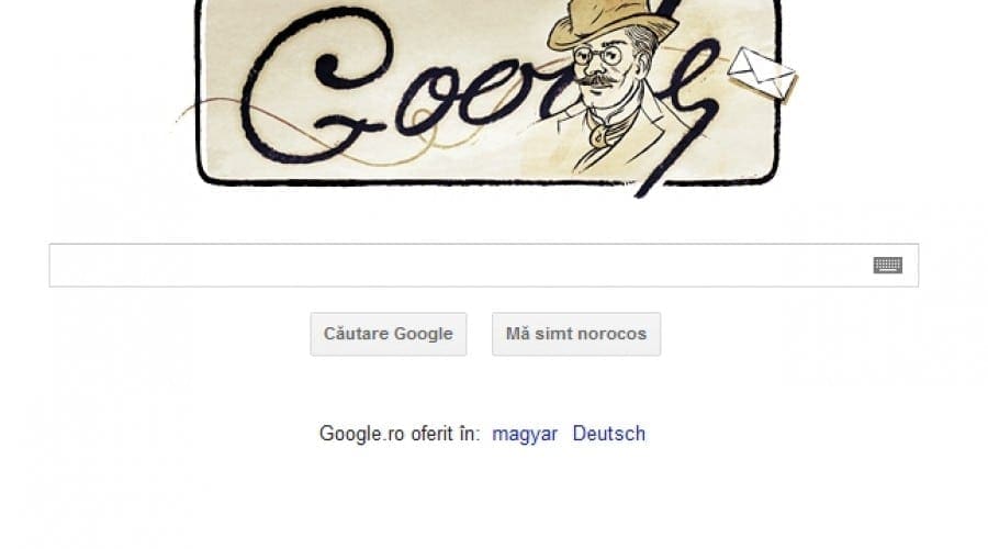 Ion Luca Caragiale, sărbătorit astăzi de Google