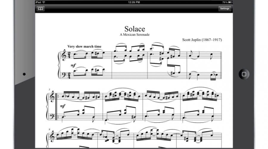 Partituri muzicale pe iPad de la MakeMusic