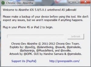 Noul jailbreak Absinthe 5 utilizat pe aproape 1 milion de iPhone 4S şi iPad 2