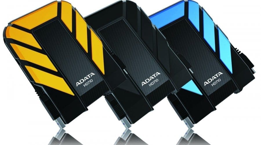 Hard disk-uri portabile, rezistente la apă, praf şi şocuri, de la ADATA