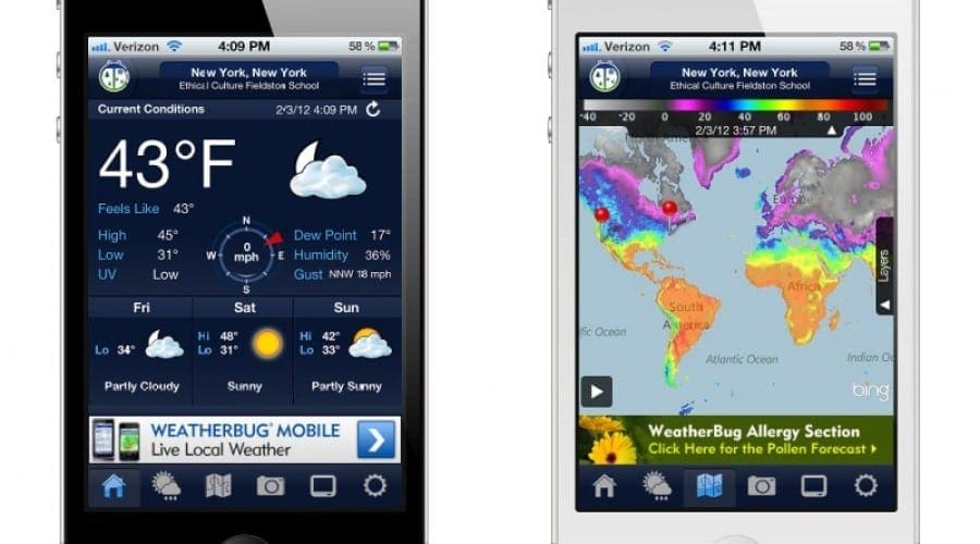 Pregăteşte-te de vremea rece cu WeatherBug 2.0 pentru iPhone