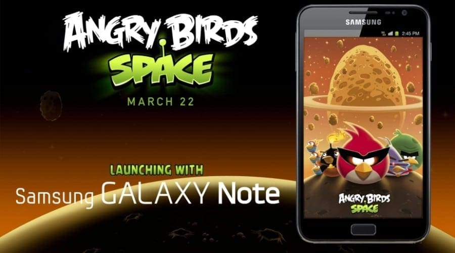Angry Birds Space, avanpremieră în exclusivitate pe Samsung Galaxy Note