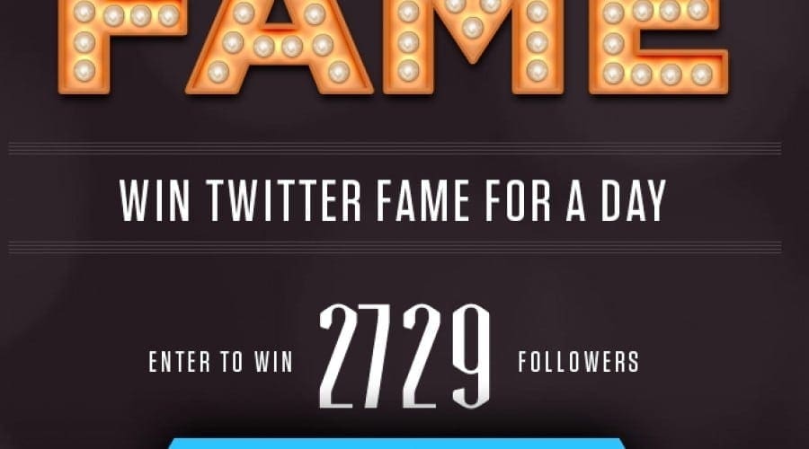 Fame îţi oferă celebritate pentru o zi pe Twitter
