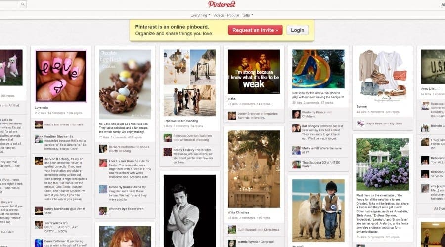 Pinterest e pe locul 3 în topul celor mai accesate reţele de socializare din Statele Unite ale Americii