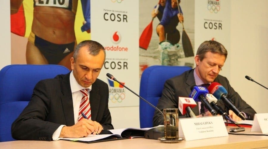 Vodafone sponsorizează Comitetul Olimpic şi Sportiv Român