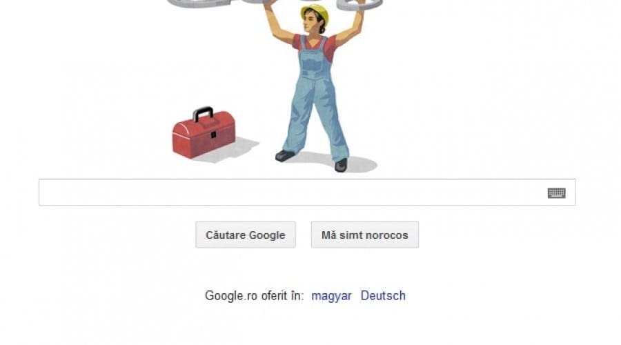 Google sărbătoreşte 1 mai, Ziua Internaţională a Muncii