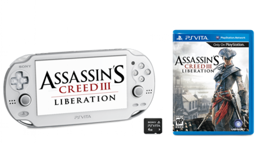 PlayStation Vita în variantă albă alături de noul Assassin’s Creed III: Liberation