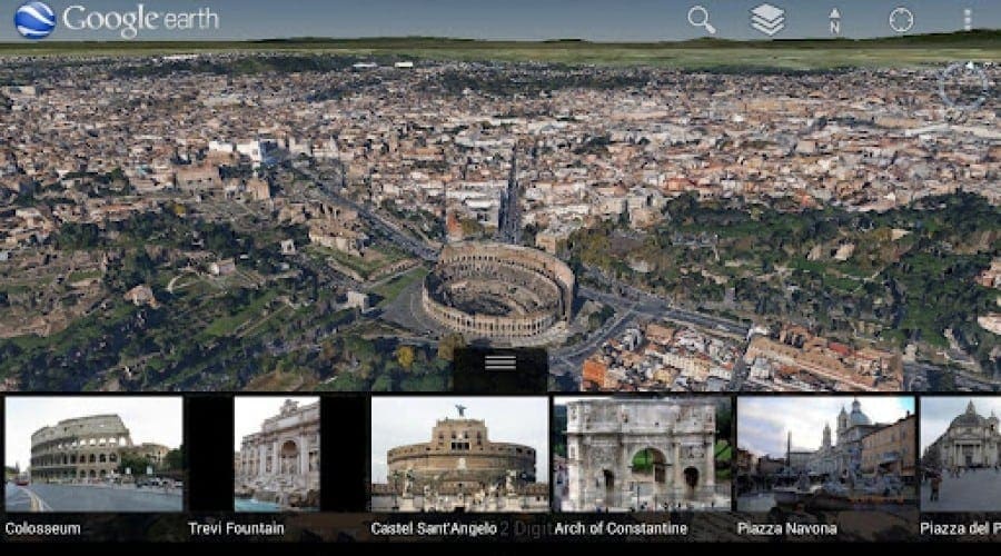 Aplicaţia Google Earth pentru Android a fost actualizată cu hărţi 3D