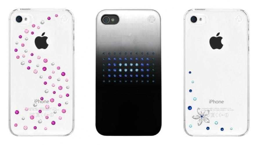 iPhone 4S, protejat de carcase încrustate cu cristale Swarovski