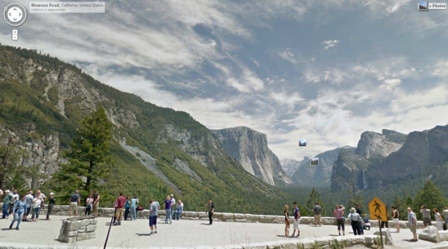 Răcoreşte-te prin Yosemite Park cu Google Street View