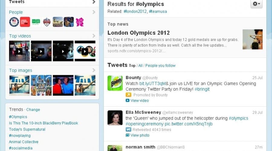 Jocurile Olimpice 2012 atrag mai multe tweet-uri într-o zi decât întreaga ediţie de la Beijing din 2008