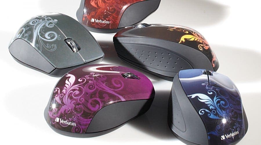 Verbatim Design Mice: Formă ergonomică şi design artistic
