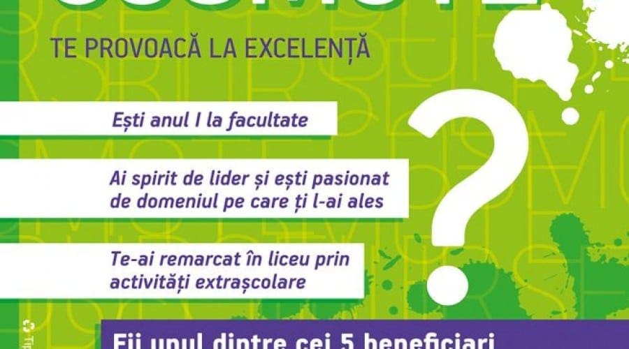 Cosmote sponsorizează cinci studenţi prin programul Bursele Cosmote
