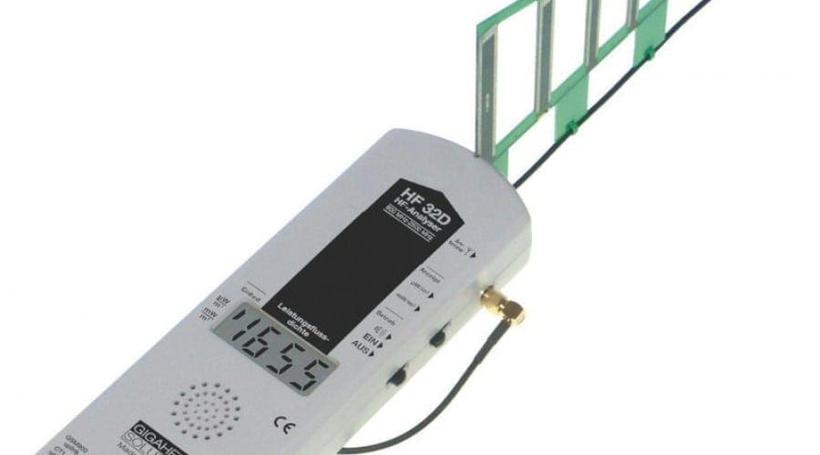 Detectează radiațiile electromagnetice cu ajutorul analizorului de semnale Gigahertz Solutions HF32D