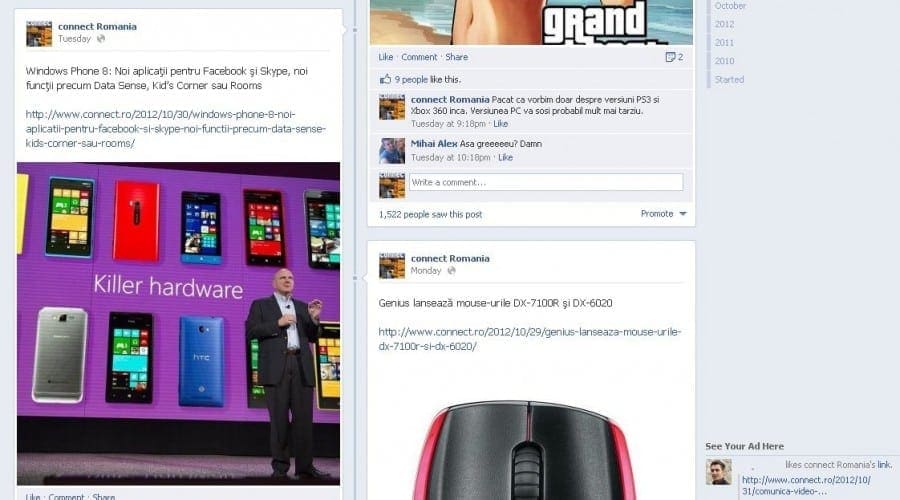 Facebook Timeline – Un nou design bate la uşa