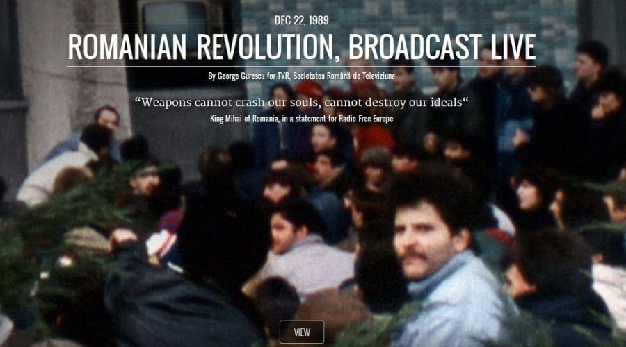 Căderea Cortinei de Fier: Expoziţie on-line pe Google Cultural Institute despre revoluţia din 1989