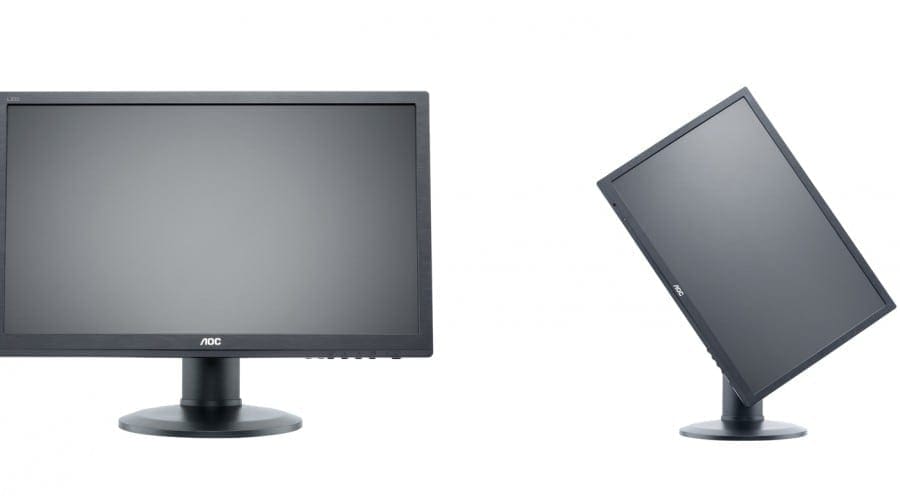 AOC e2460Phu şi m2460Phu: Monitoare ergonomice pentru profesionişti şi nu numai