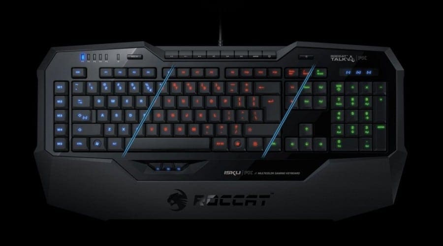 Roccat Isku FX: Tastatură multicoloră pentru gameri