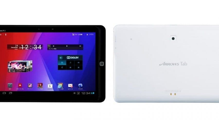 Fujitsu Arrows Tab F-05E: Diplay Ful HD, baterie uriașă