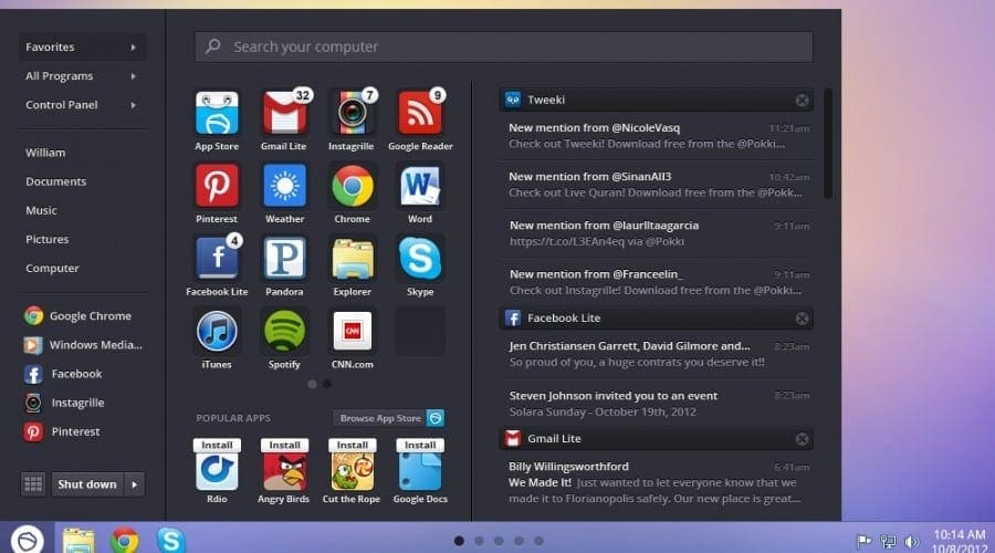 Pokki, aplicația care readuce meniul Start în Windows 8, trece de 500.000 de download-uri