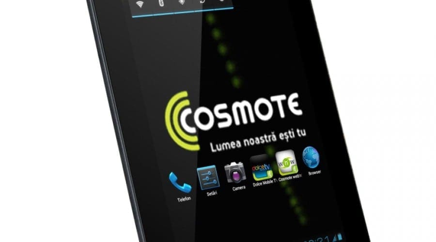 Cosmote My mini Tab: Ecran de 7 inchi, procesor dual-core şi Android Ice Cream Sandwich