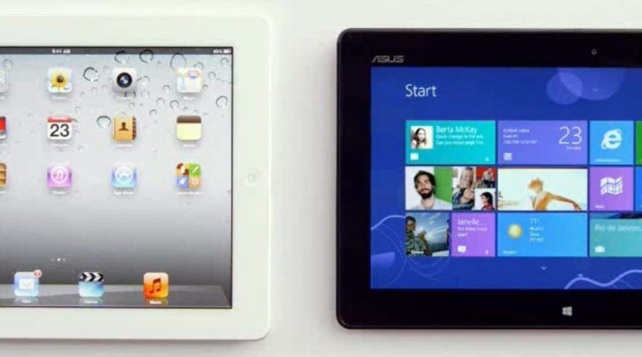 Windows 8 vs. iPad: Mai multa actiune si mai putina vorba
