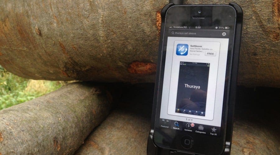 Thuraya SatSleeve pentru convorbiri de pe iPhone prin satelit