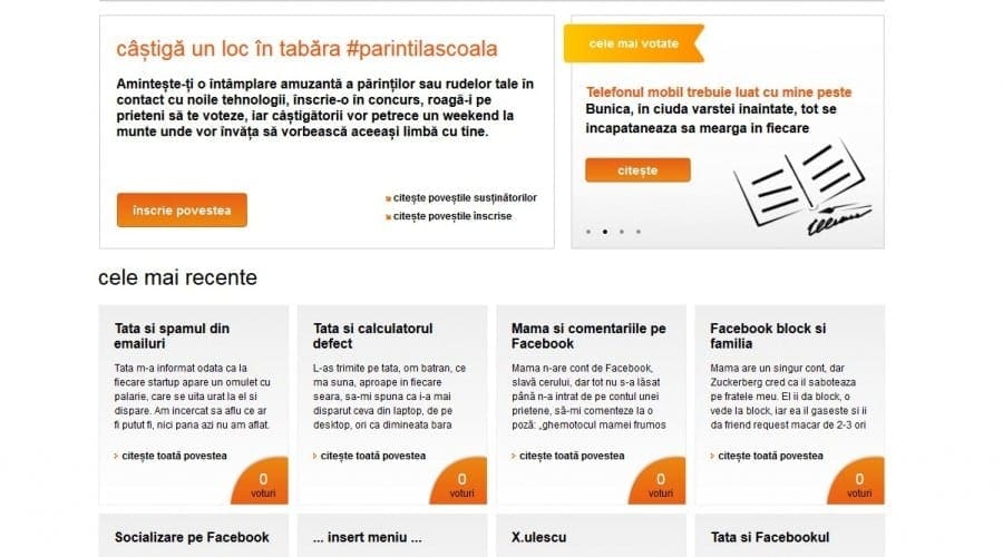 Orange îi trimite pe #parintilascoala pentru a fi în pas cu noile tehnologii