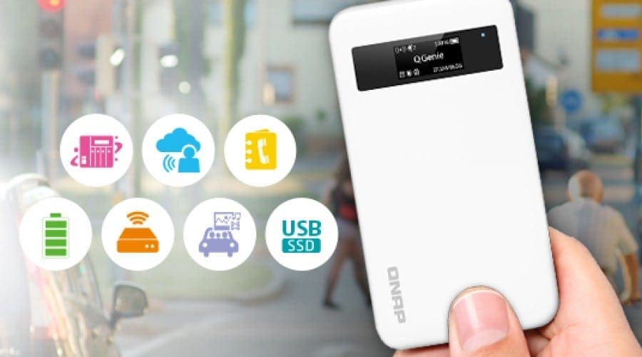 QNAP actualizează NAS-ul mobil Qgenie 7-in-1 cu File Station Lite și FTP Server
