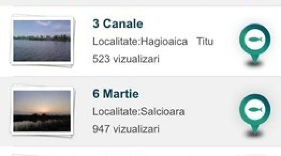Fără povești pescărești: Hartapescar.ro lansează o aplicație pentru mobil ce oferă date despre peste 2.500 de locuri de pescuit