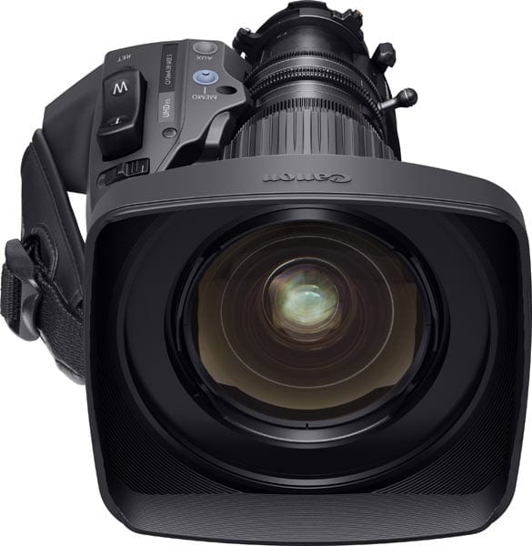 Canon prezintă cel mai larg obiectiv portabil de transmisiuni 4K de 2/3 inchi din lume