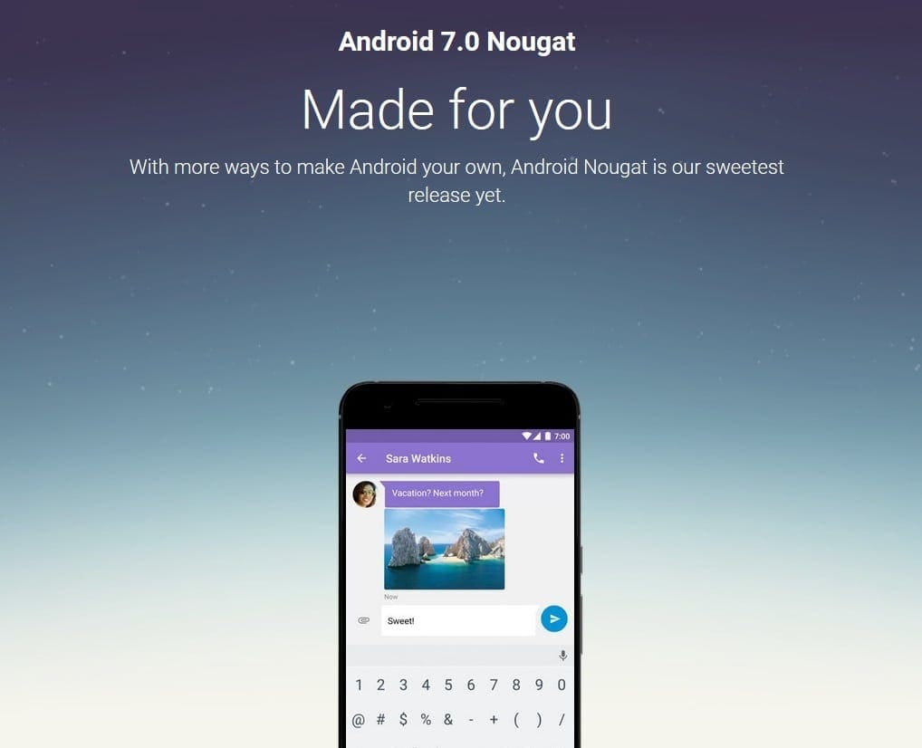 Android Nougat: disponibil în primă fază pentru modelele Nexus