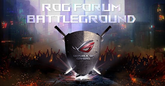ASUS Republic of Gamers lansează ROG Forum Battleground Community Campaign