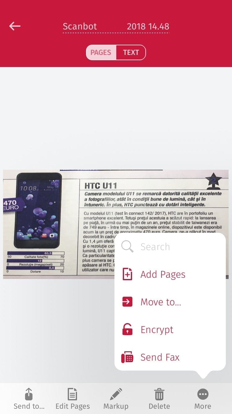 Aplicații speciale de scanat documente: test cu Genius Scan+ ...
