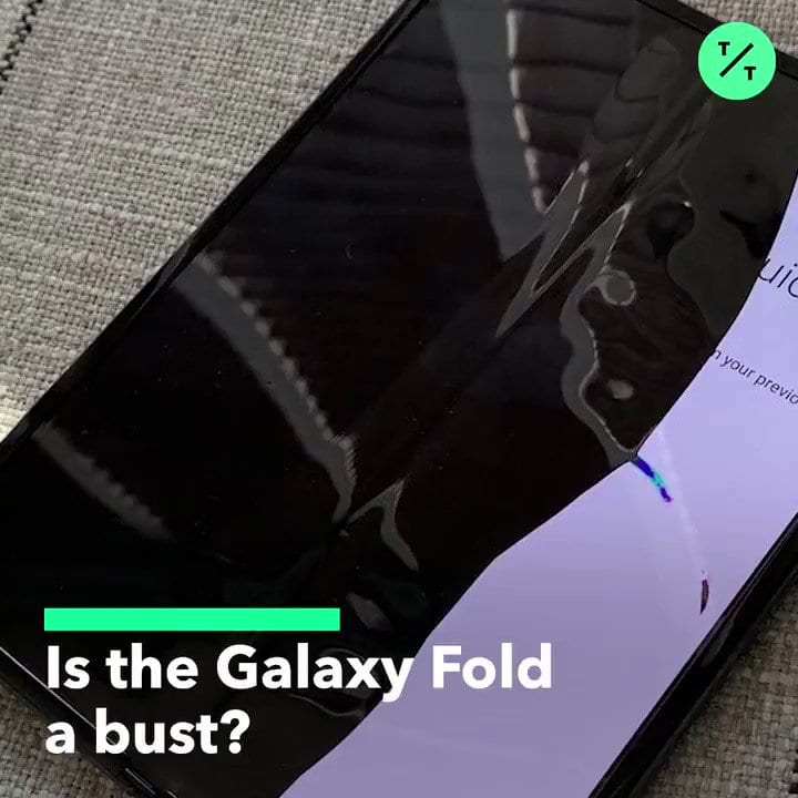 Din ce cauză a cedat display-ul unui model Galaxy Fold? Utilizatorul l-a exfoliat din neatenție
