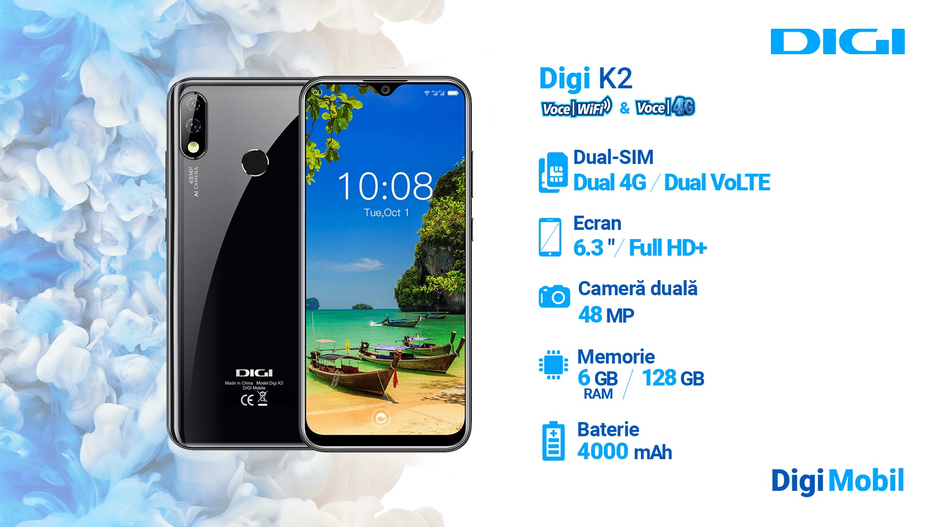 Digi Mobil anunță propriile smartphone-uri 5G: Digi C2, Digi R2 și Digi K2, pot fi testate la târgul Go Tech World 2019