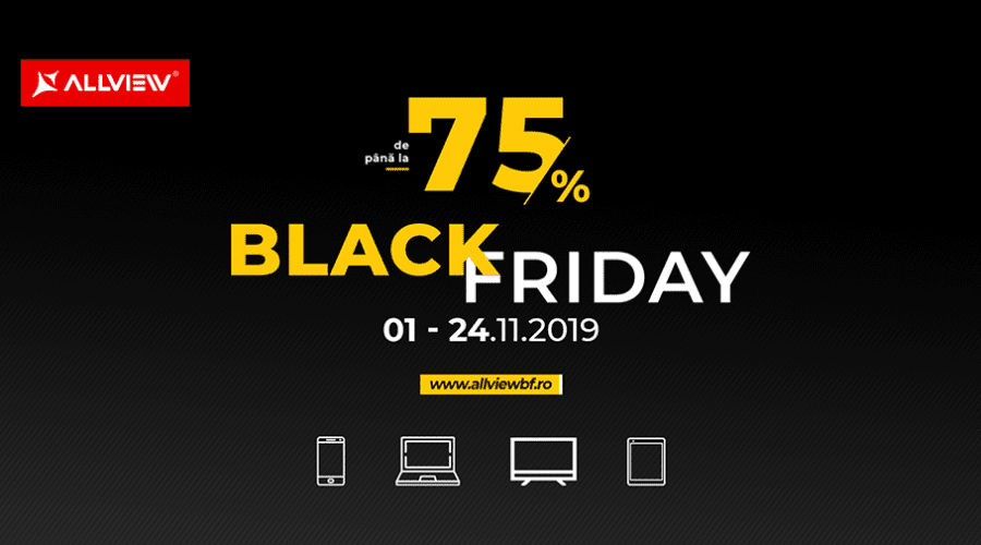 Allview a dat startul campaniei de Black Friday