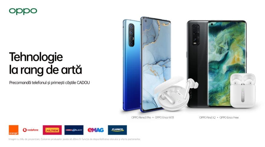 OPPO Reno3 Pro 5G și Find X2 sunt disponibile la precomandă