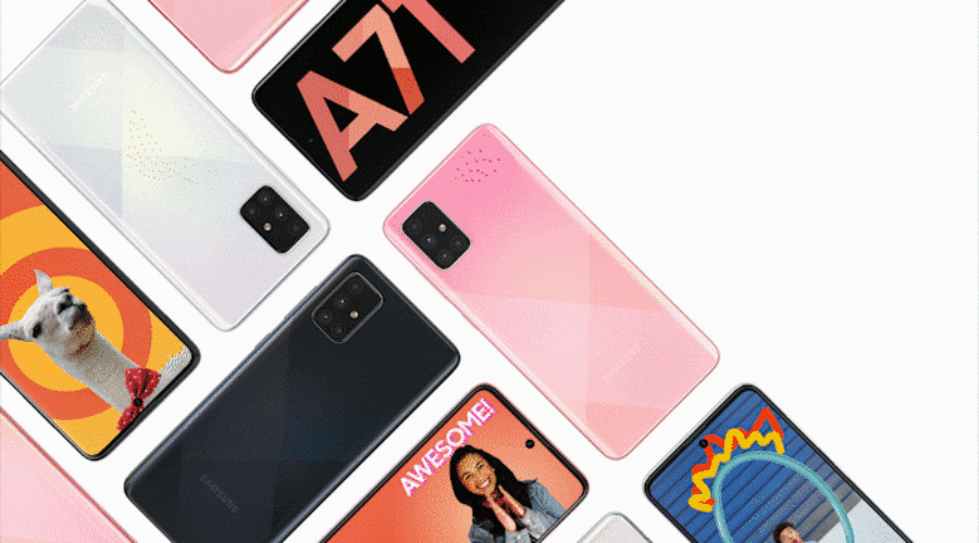 Samsung Galaxy A71 în test practic