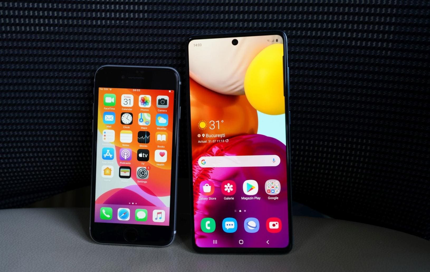 galaxy a71 vs iphone 8 plus