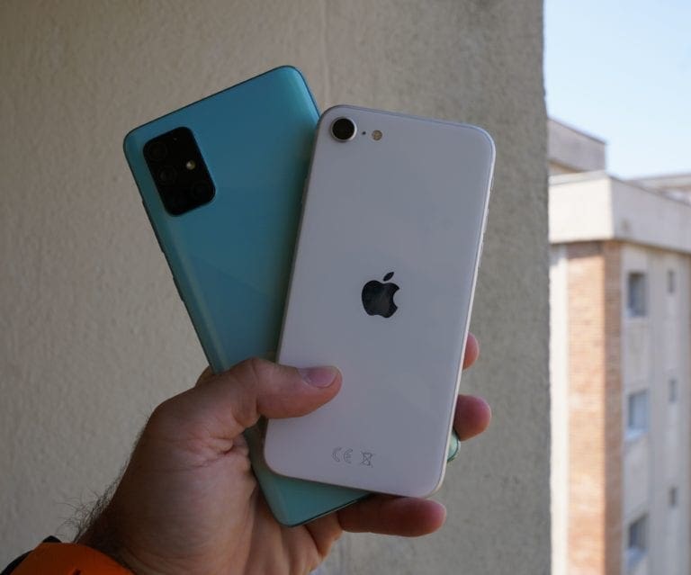 galaxy a71 vs iphone 7