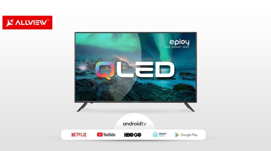 Allview extinde gama Smart TV QLED cu un model de 43”. Va fi cel mai accesibil Smart TV