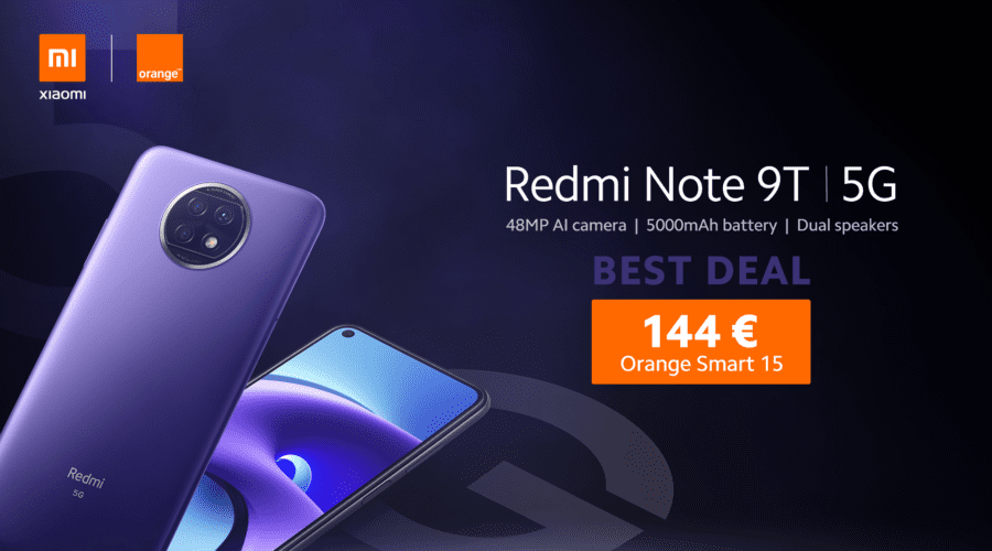 Redmi Note 9T 5G, disponibil la Best Deal Orange în România