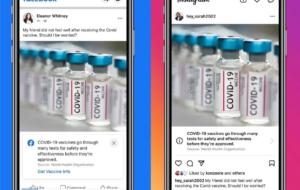 Instagram va reduce știrile false despre COVID-19 și vaccinuri